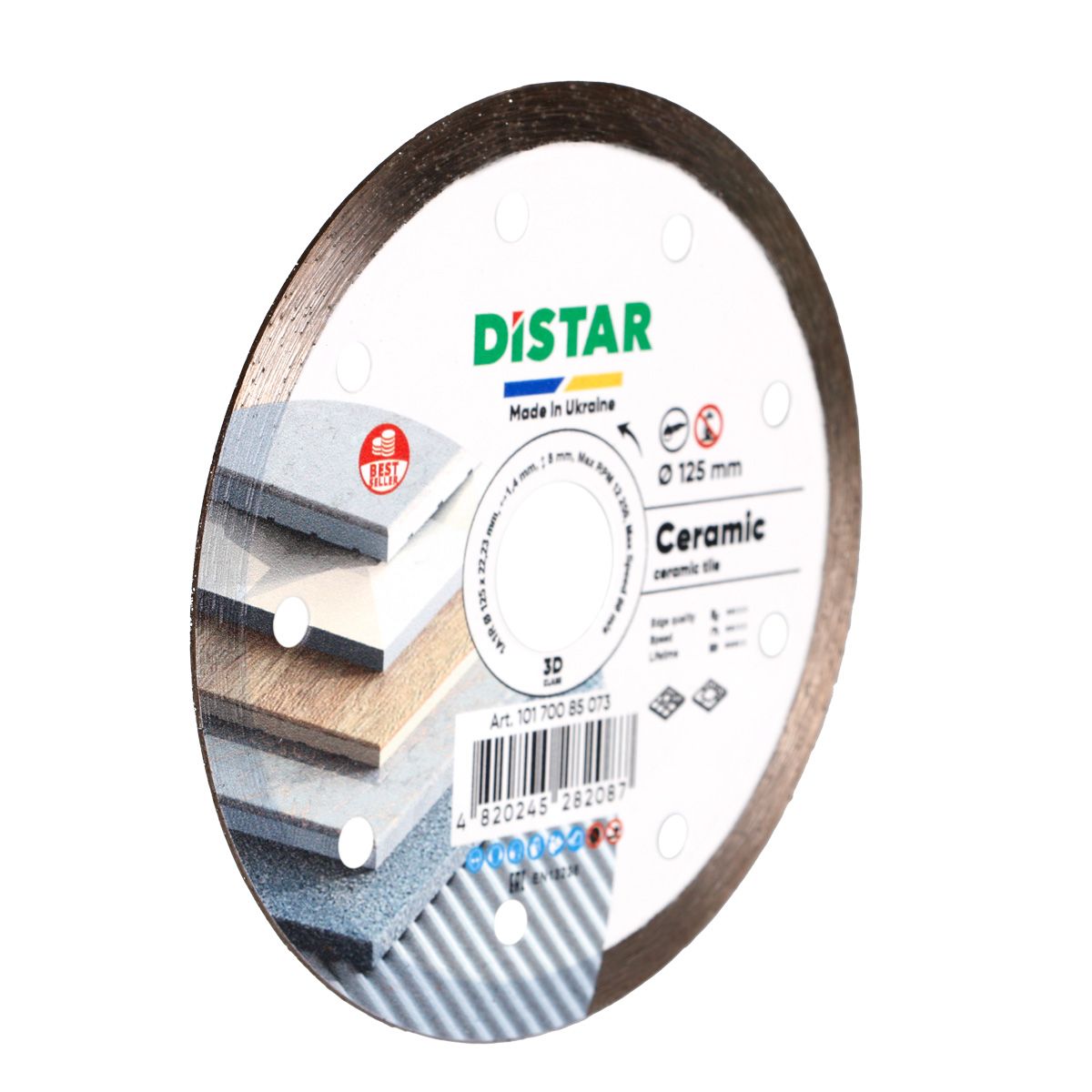 Диск алмазний для керам. плит 125 мм DISTAR Сeramics 125x22,3 (10170085073)