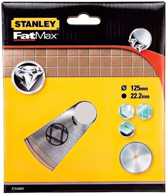 Диск алмазний STANLEY для керам. плит 125 мм (STA38007)