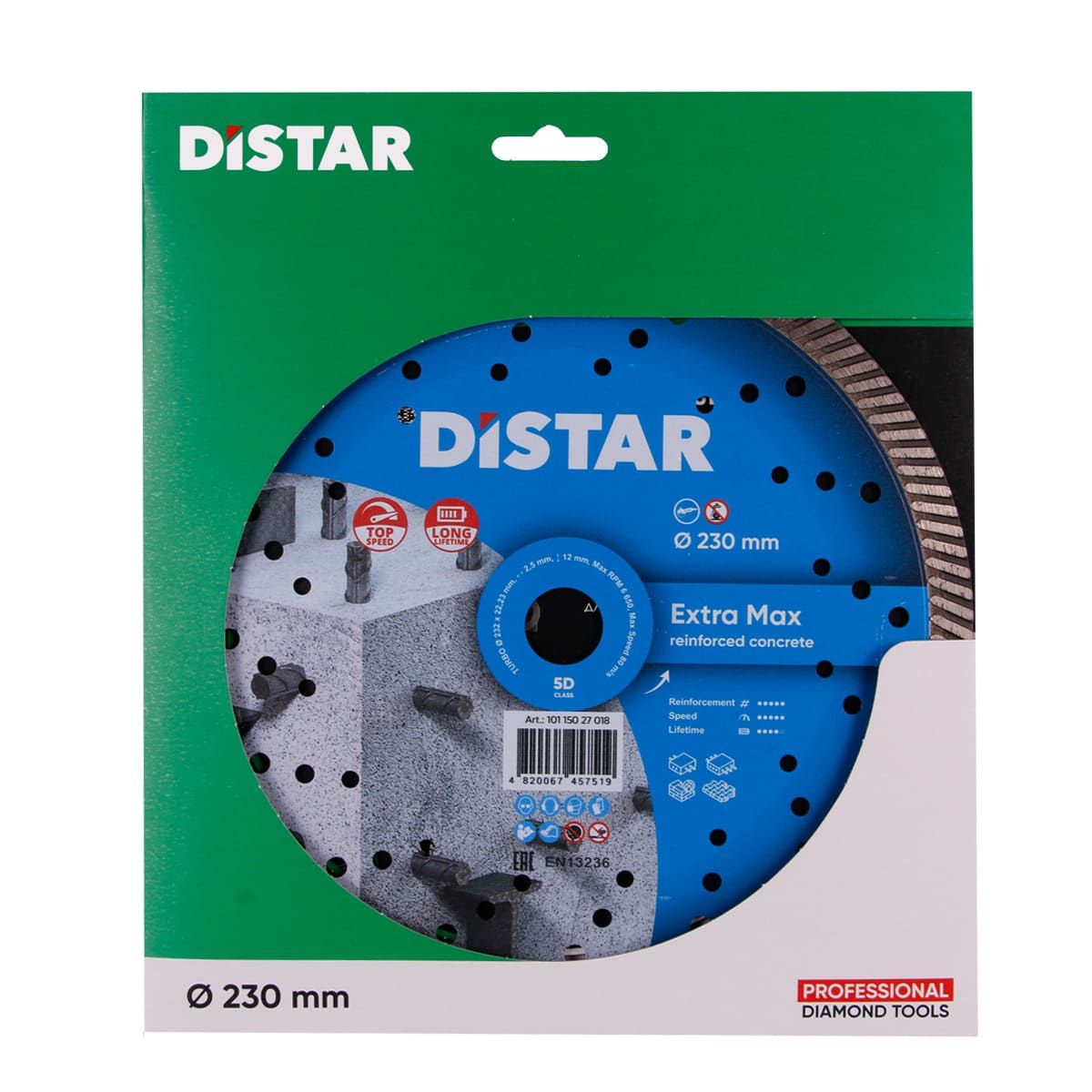 Диск алмазний Турбо 232 мм 5D DISTAR Extra Max Turbo 232x2,5x22,2 (10115027018)