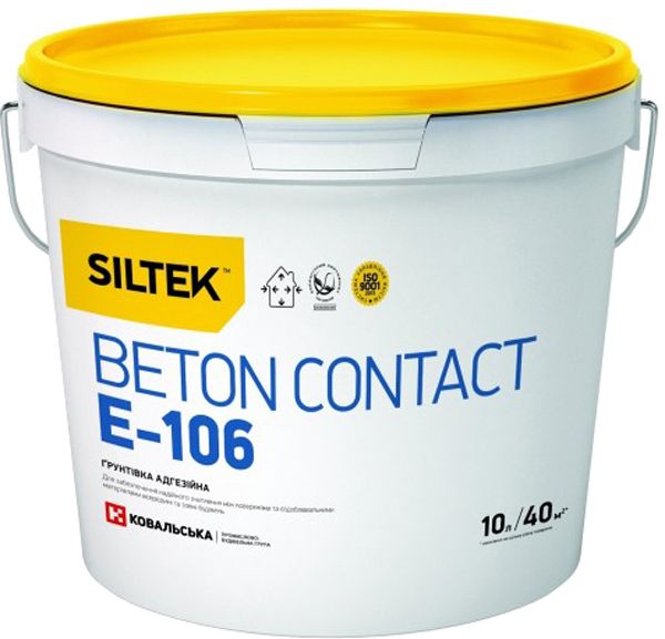 Грунтовка адгезійна Beton-Сontact E-106, Siltek 10л