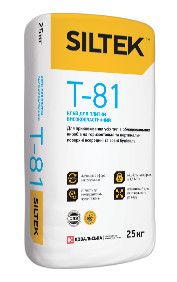 Клей для плитки високоеластичний Т-81, Siltek 25кг