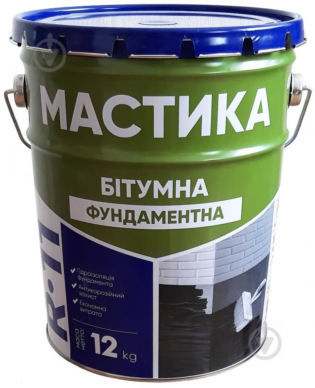 Мастика бітумна ОРЕОЛ д/фундаметну 25 кг