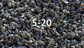 Щебінь фракція 5-20мм (35-40 кг) мішок