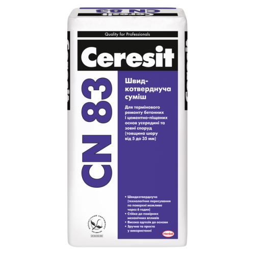 Швидкотвердіюча суміш 5-35 мм CN-83, ​​Ceresit 25кг