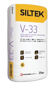 Суміш для еластичної гідроізоляції двокомпонентна V-33/E-33, Siltek 18кг/5л